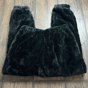 Harper Black Fleece Kids Shorts